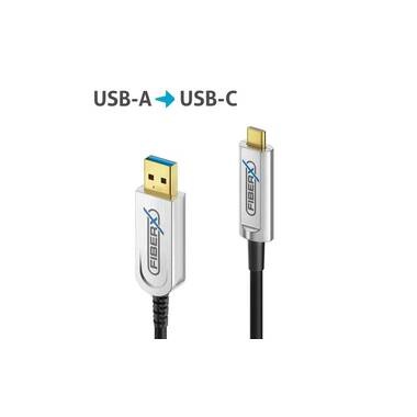 FiberX USB 3.1-Kabel FX-I630 AOC USB A - USB C 10 m