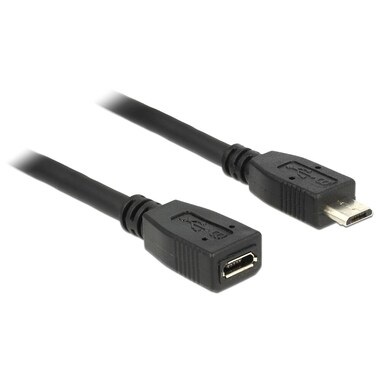 Verlängerung USB 2.0 Micro-B Stecker > Buchse, Kabel