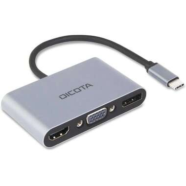DICOTA 5-in-1 - Dockingstation - USB-C - HDMI, DP
