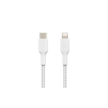 Belkin BOOST CHARGE - Lightning-Kabel - USB-C (M) bis Lightning (M) - 2 m - weiß - USB-Stromversorgung (18 W)