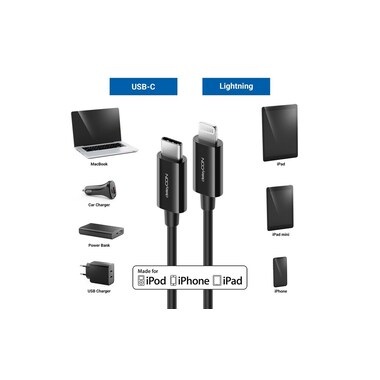 deleyCON MK-MK4249 - USB 2.0-Kabel USB - Lightning - 2m