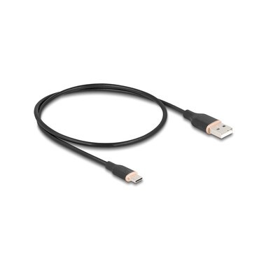 Delock USB 2.0-Kabel Silikon USB-A - USB-C 0.5 m