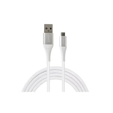 onit USB 2.0-Kabel USB A - Micro-USB B 1.2 m, Weiss