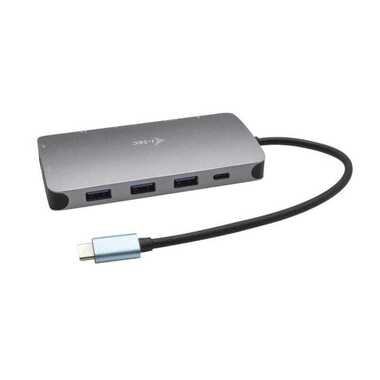 iTEC i-tec C31NANODOCKVGAPD - USB-C Metal Nano Dock HDMI/VGA with LAN + Power Delivery 100 W