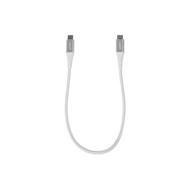 onit USB 3.0-Kabel 60 W, USB-C - USB-C, 0.3 m, Weiss