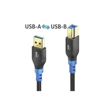 PureLink FlexInstall USB 3.0-Kabel Premium USB-A - USB-B 0.5 m