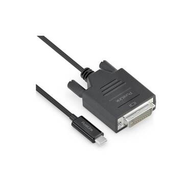 PureLink Kabel IS2211-010 USB Type-C - DVI-D, 1 m, Schwarz