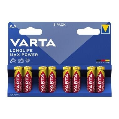 LONGLIFE Max Power Mignon (AA) Alkaline Batterie - 8 Stück