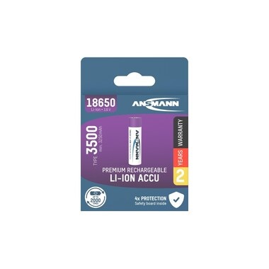 Ansmann Li-Ion Akku 18650 3,6V 3500 mAh
