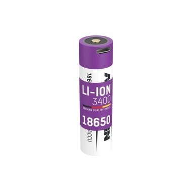 Ansmann 18650-3,4-Micro-USB Spezial-Akku 18650 Li-Ion 3.7 V 3400 mAh