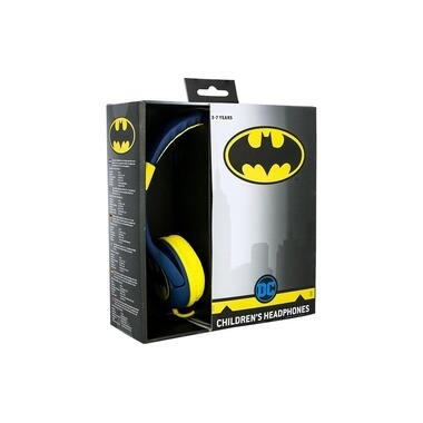 OTL Technologies - Batman Headset Kinder Kopfhörer On-Ear 85dB Begrenzte Lautstärke (DC0765) - Blau