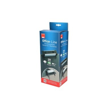 Max Hauri Steckdosenleiste Office Line 1x Typ 13, USB A, C, PD+QC