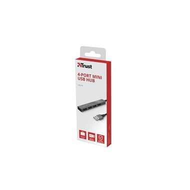 Trust Halyx Aluminium 4-Port mini USB-Hub