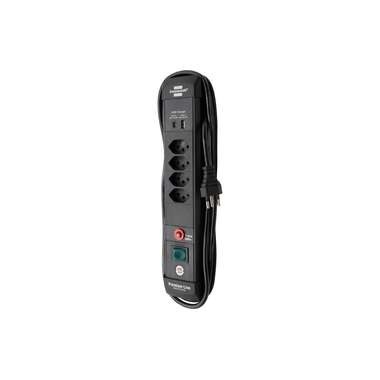 Brennenstuhl Premium-Line 4-fach USB-C PD 30W USB-A 18W Schwarz 3 m