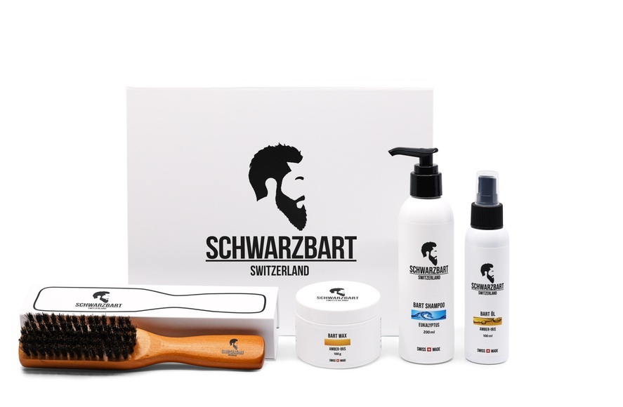 BARTPFLEGE SET SCHWARZBART GESCHENK-SET