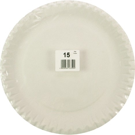 63731 Pappteller, 15er 23cm