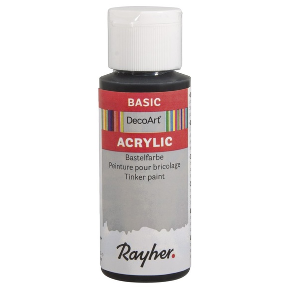Acrylic-Bastelfarbeschwarz, 59 ml