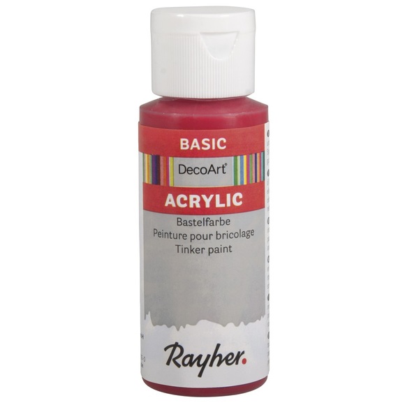 Acrylic-Bastelfarbefeuerrot, 59 ml