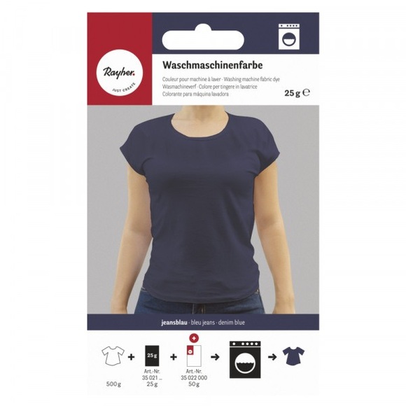 Waschmaschinenfarbe, jeansblau, 25g