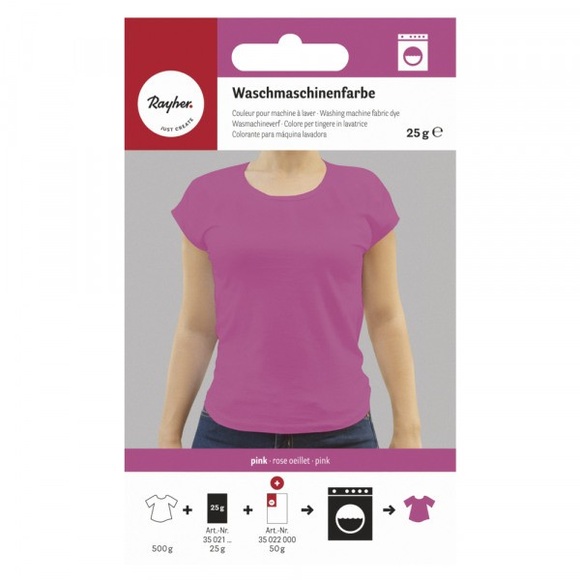 Waschmaschinenfarbe, pink, 25g