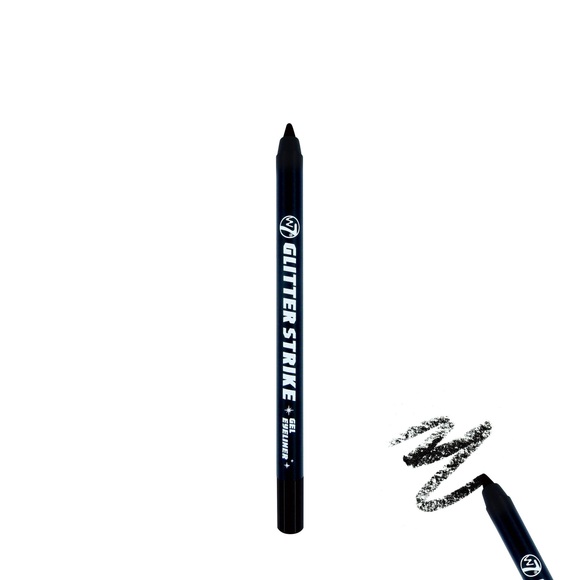 W7 Cosmetics - Eyeliner-Stift - Glitter Strike - Glitter Gel Eyeliner (EL046GSBK)