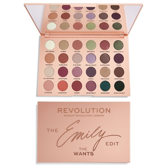Makeup Revolution - Lidschatten-Palette - The Emily Edit - The Wants Palette (ES062TW24)