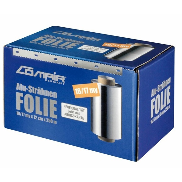 Comair Alufolie 16/17µ 12cmx250m silber