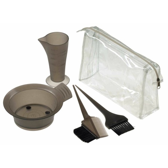 Comair Färbe-Zubehör-Set 5-tlg transp.sz