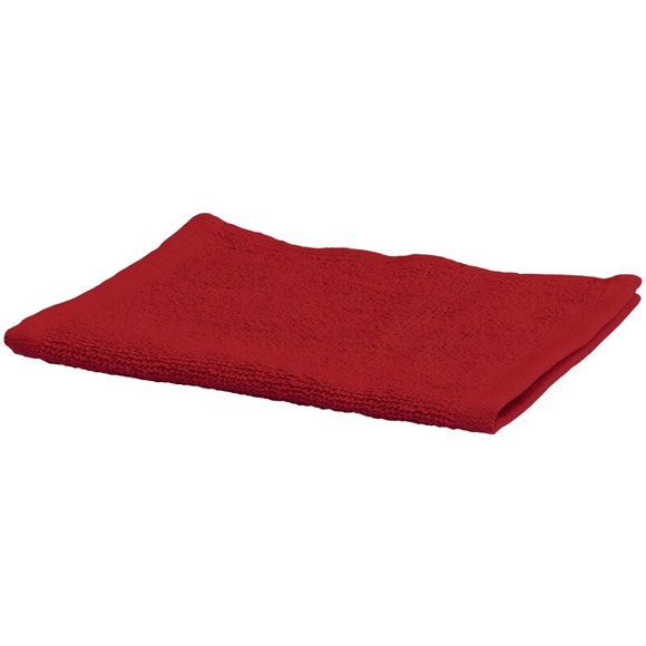 Le Coiffeur Frottee-Gesichtstuch 30 x 15 cm, rot