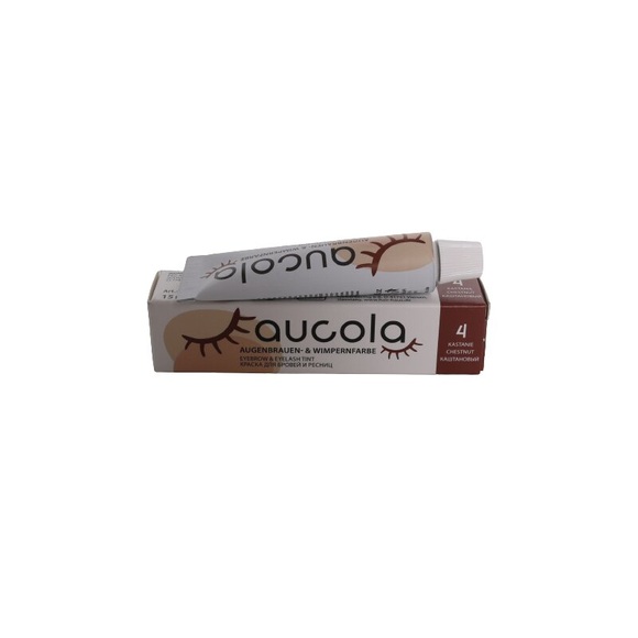 aucola Augenbrauen- & Wimpernfarbe 4 kastanie 15ml