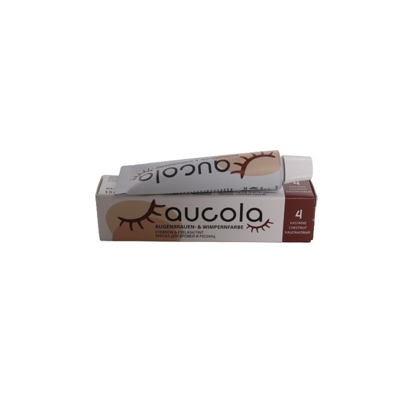 aucola Augenbrauen- & Wimpernfarbe 4 kastanie 15ml