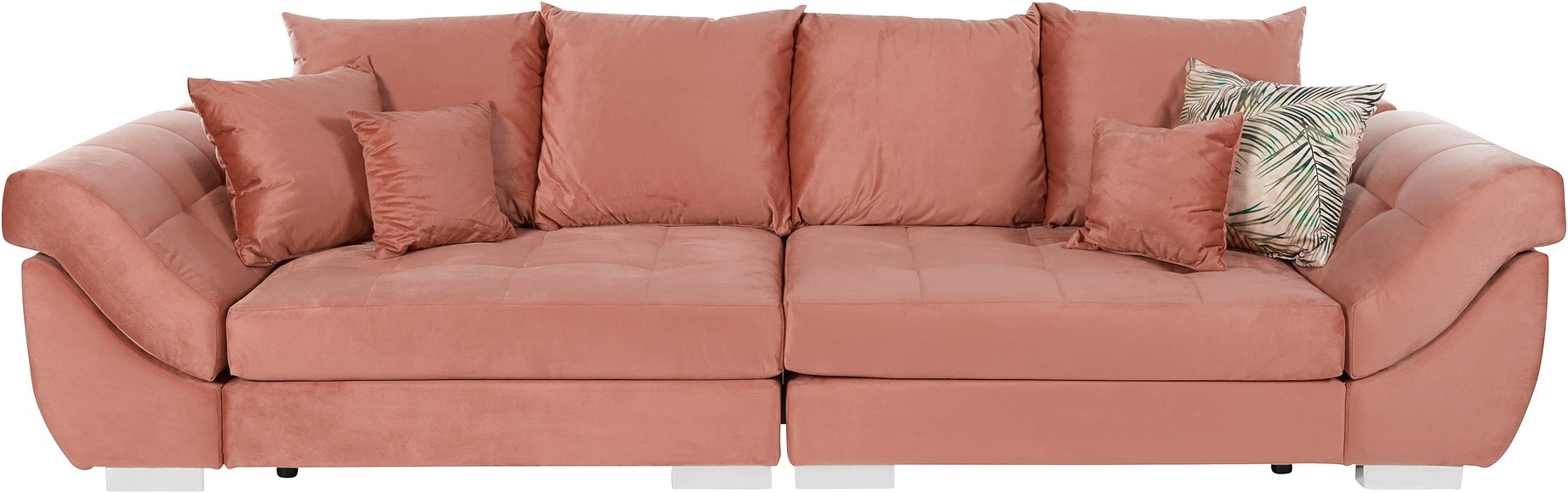 INOSIGN Big-Sofa »Rom« Steppung im Sitzbereich, Federkern-Polsterung