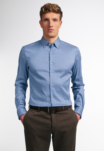 ETERNA LANGARM HEMD SUPER SLIM PERFORMANCE SHIRT TWILL-STRETCH