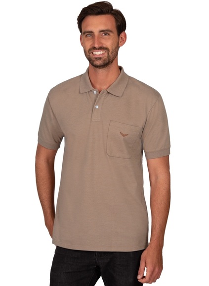 Trigema Poloshirt, mit Brusttasche