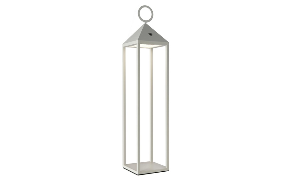 LED-Tischleuchte Cargo für außen, weiß, Höhe 67 cm