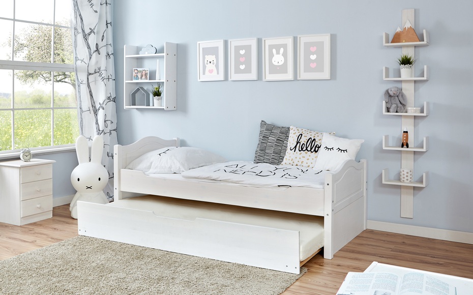 Ticaa Einzelbett »Leni«, mit Zusatzbett