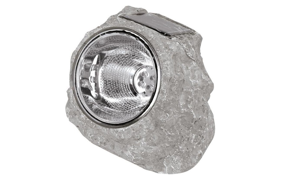 LED-Deko-Solarleuchte 90494 als Stein getarnt