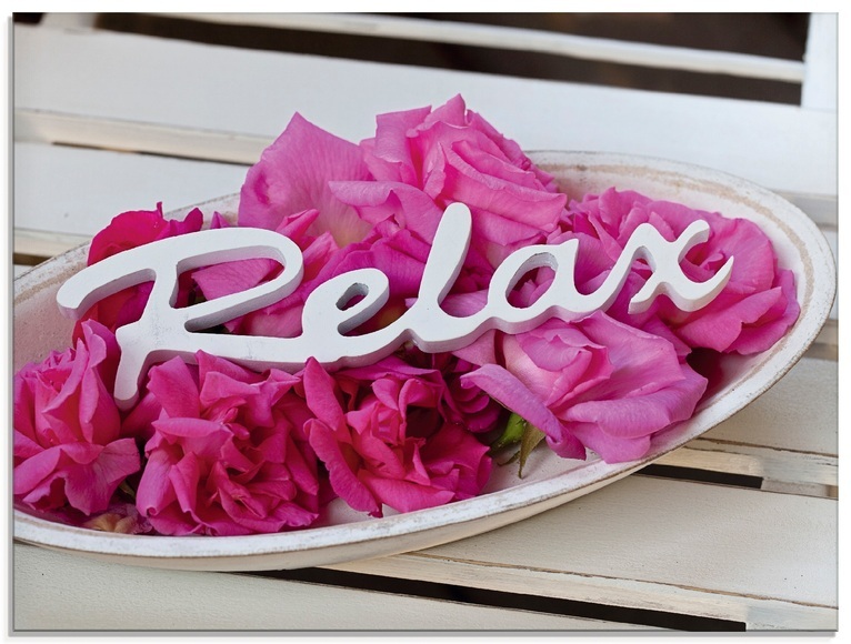 Artland Glasbild »Relax«
