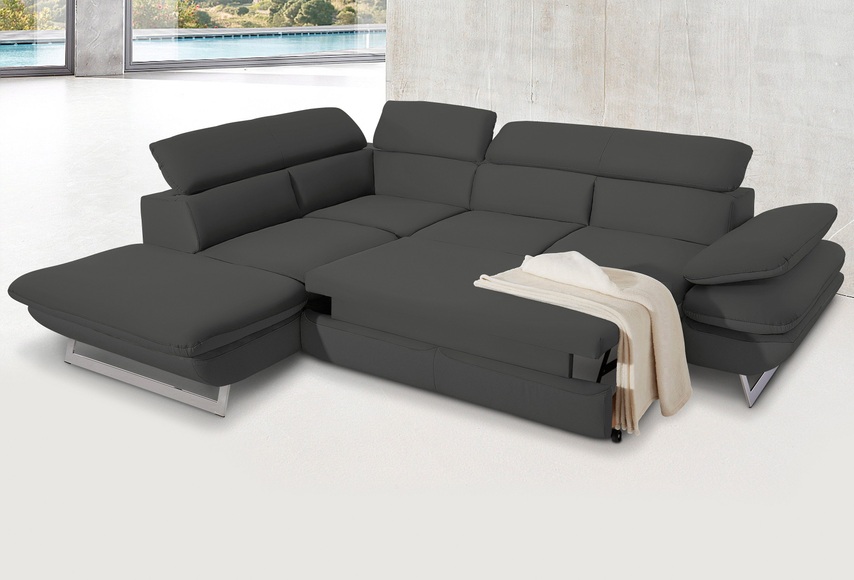 INOSIGN Ecksofa, wahlweise mit Bettfunktion