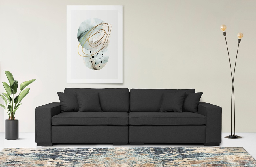 Guido Maria Kretschmer Home&Living 2-Sitzer »Skara«, Lounge-Sofa mit Federkernpolsterung, in vielen Bezugsvarianten, auch recycelt