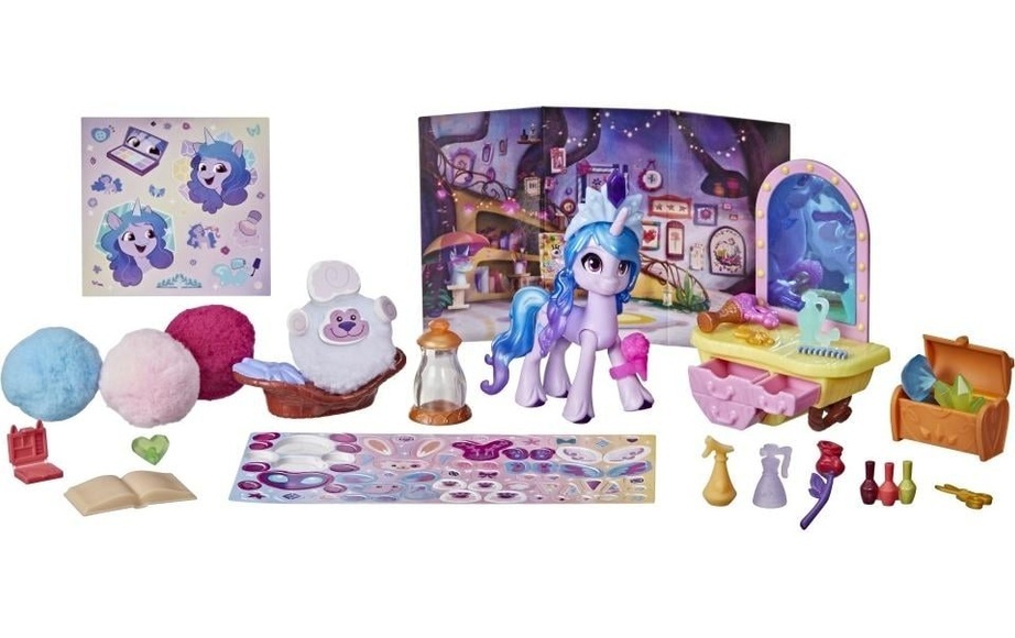 My Little Pony: Eine neue Generation Tierchen Styling Izzy Moonbow, Spielfigur