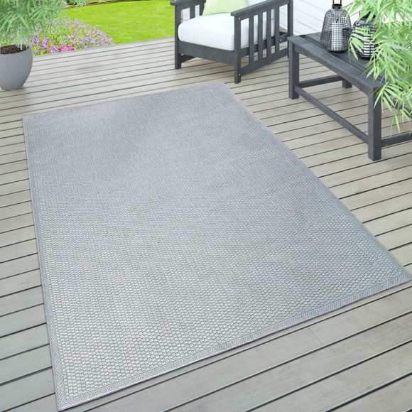 Paco Home Teppich »Timber 125«, rechteckig, 4 mm Höhe, Flachgewebe, Sisal Optik, In- und Outdoor geeignet, ideal im Wohnzimmer & Schlafzimmer
