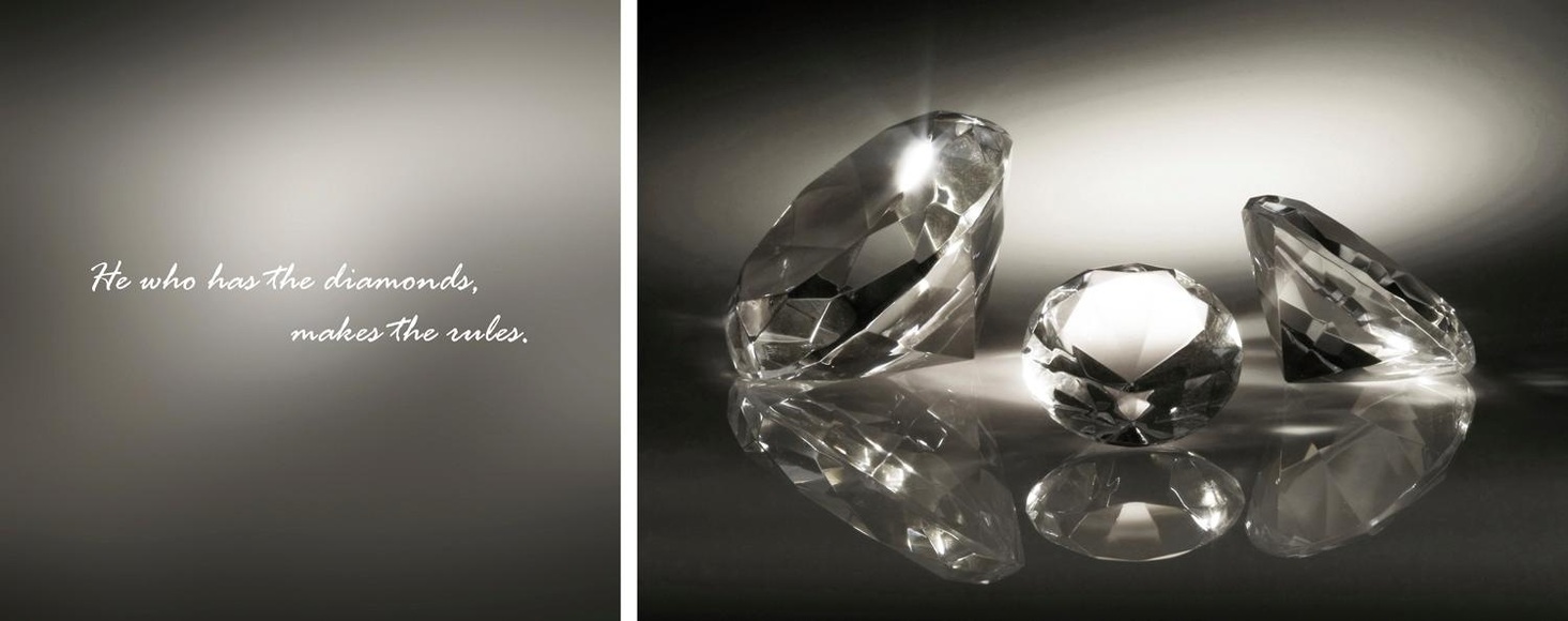 Leinwandbild »Diamonds« (Set)