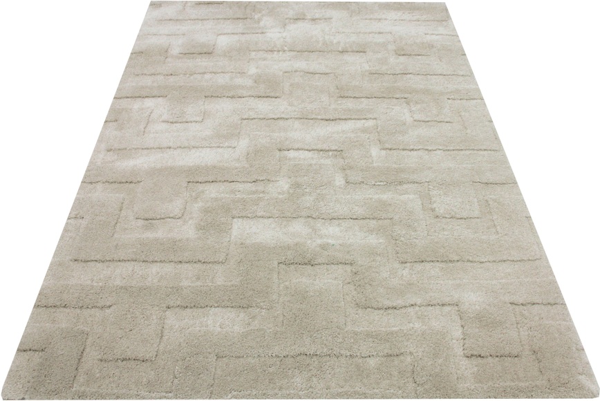 LeGer Home by Lena Gercke Hochflor-Teppich »Jolina«, rechteckig, 30 mm Höhe, Hoch-Tief-Struktur