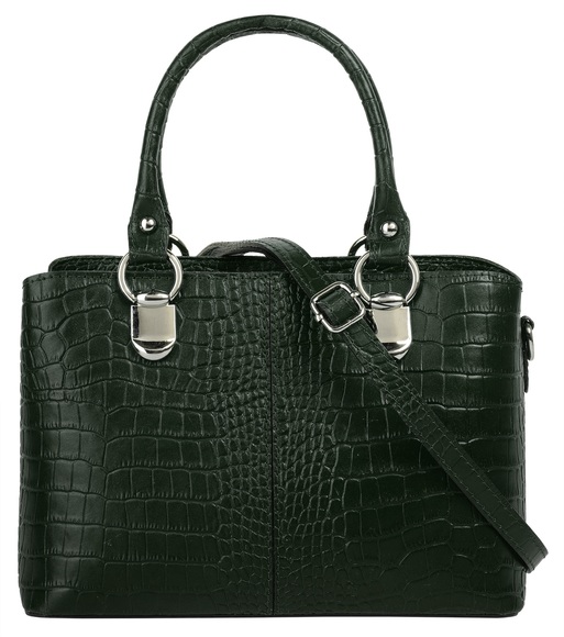 Cluty Umhängetasche, (1 tlg.), echt Leder, Made in Italy
