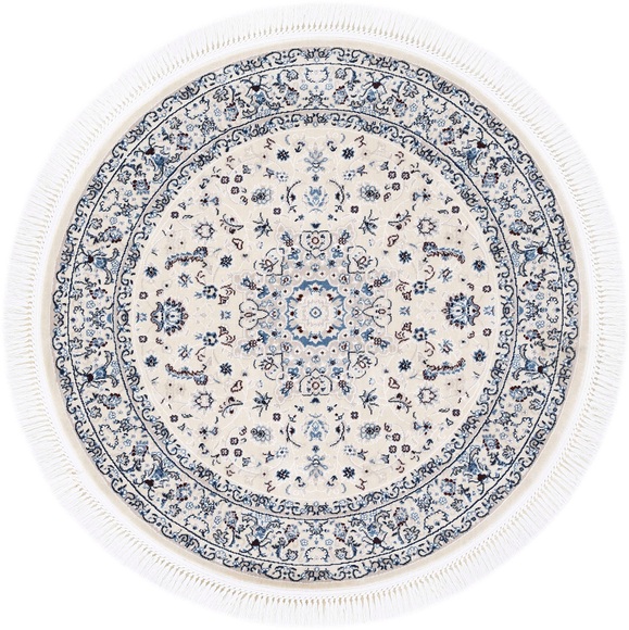 carpetfine Teppich »Nain Diane«, rund, 8 mm Höhe, Kurzflorteppich, Orient Look