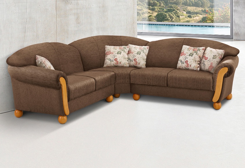 Home affaire Ecksofa »Milano«, gleichschenklig