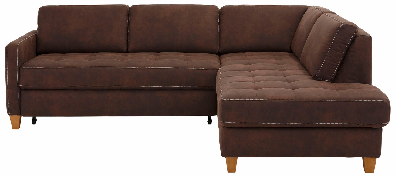 Home affaire Ecksofa »Earl«, wahlweise auch mit Bettfunktion oder Bettfunktion mit Bettkasten