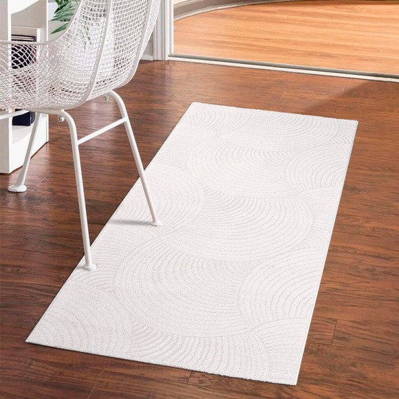 Carpet City Teppich, rechteckig, Kurzflor Wohnzimmer, 3D-Optik, für Schlafzimmer, Flur