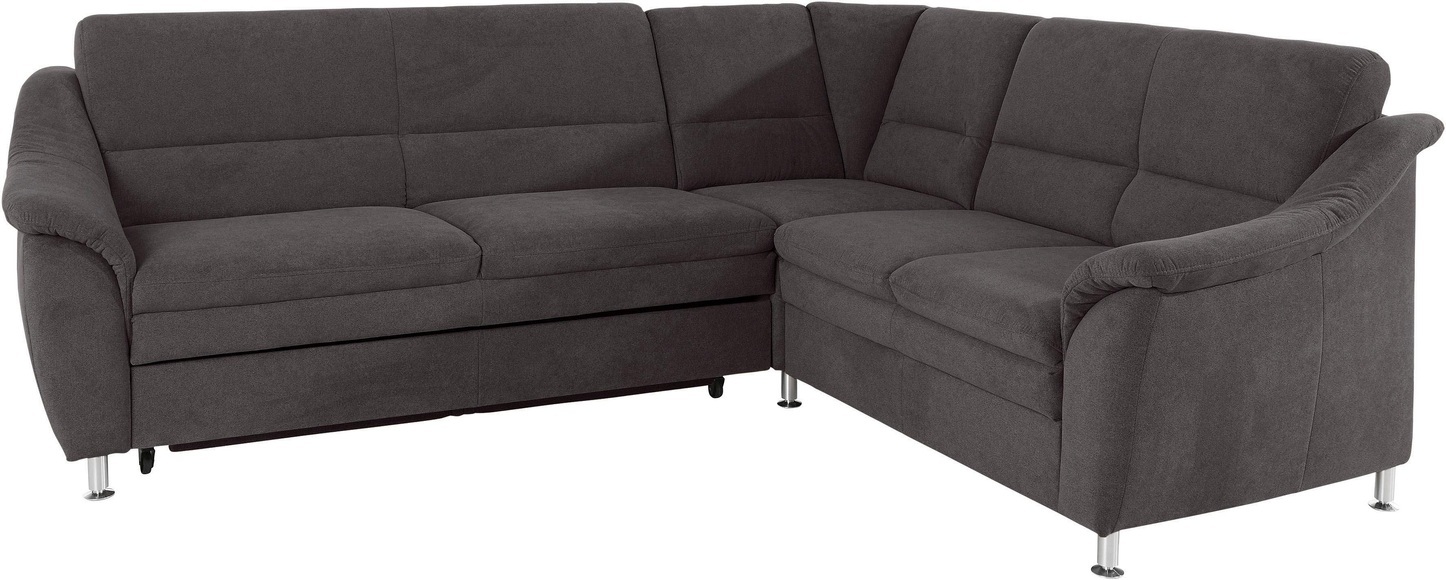 Places of Style Ecksofa »Cardoso«, Federkern, wahlweise mit Bett, Schubkasten, teilweise Relaxfunktion